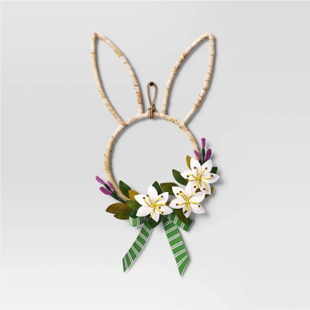 New TARGET THRESHOLD EASTER BUNNY WREATH